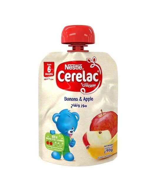 Cerelac Banana Apple Puree 6 Months+ 90G