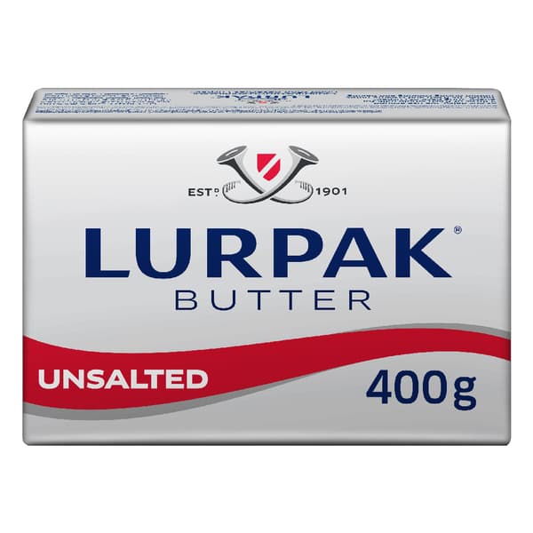 Lurpak Original Butter Unsalted 400g