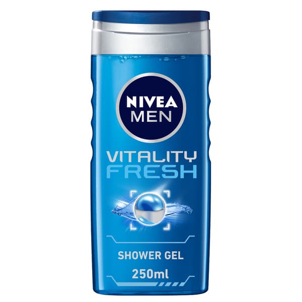 Nivea Men Vitality Fresh Shower Gel 3in1 250ml