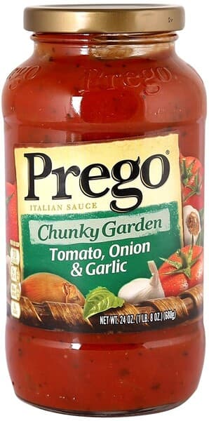 Prego Chunky Garden Tomato & Onion & Garlic Sauce 680G