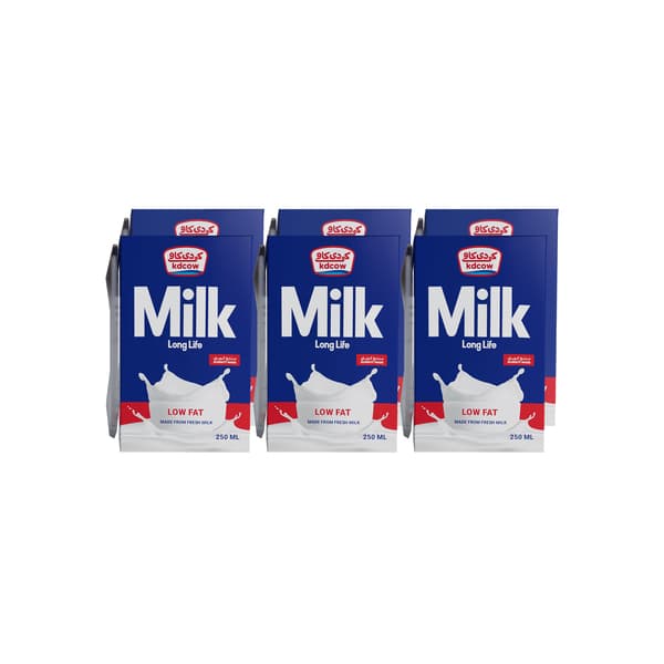 KD Cow Low Fat Fresh Milk 6X250Ml