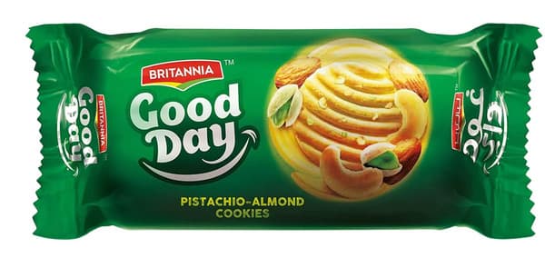 Britannia Good Day Pistachio & Almond Cookies 90G