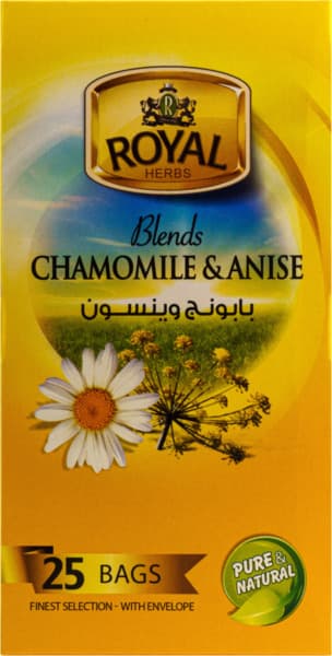 Royal Blends Chamomile & Anise Tea Bags