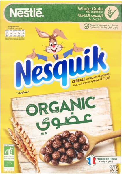 Nesquik Organic Cereals 375g