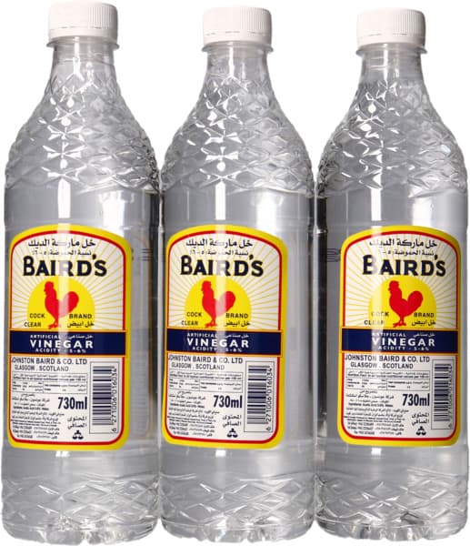 Bairds Vinegar 3X730Ml