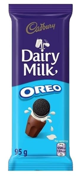 Cadbury Dairy Milk Oreo Chocolate Bar 95G