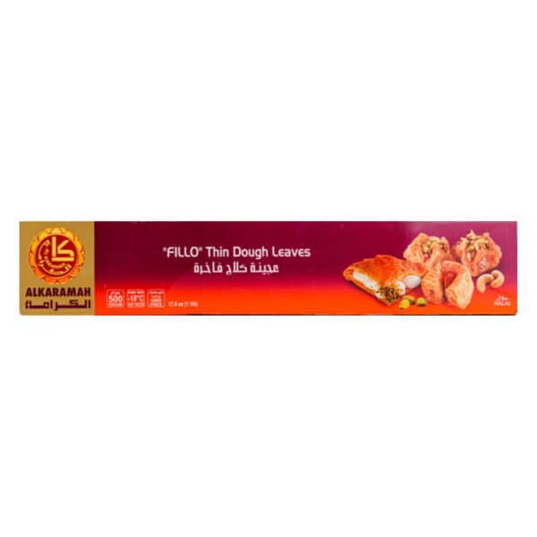 Al Karamah Fillo Thin Dough Leaves 500G
