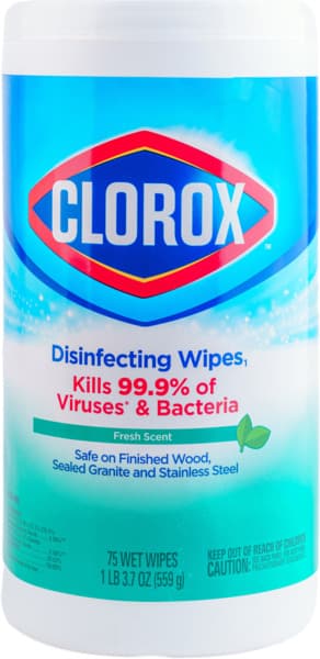 Clorox Disinfecting Wipes 75's