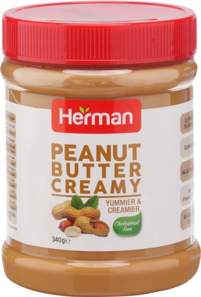 Herman Creamy Peanut Butter 340G