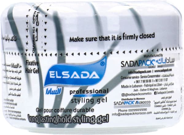 Elsada Professional Hair Gel Gray Fixative 100Ml