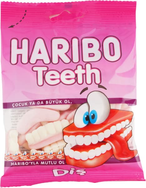 Haribo Teeth Jellies 80G