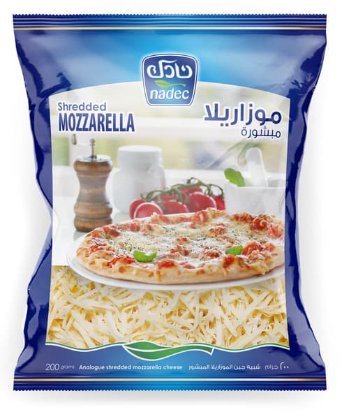 Nadec Mozzarella Shredded Cheese 200G