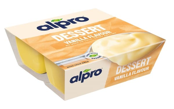 Alpro Soya Dessert Simply Vanilla 4X125G