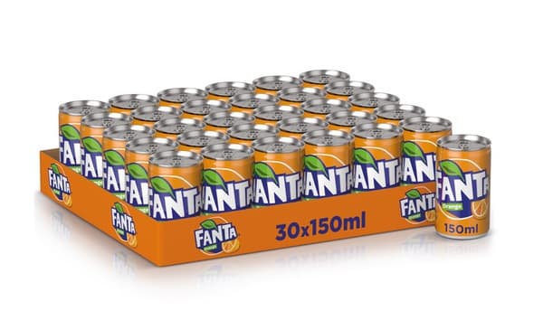 Fanta Orange Soft Drink Can 30X150Ml