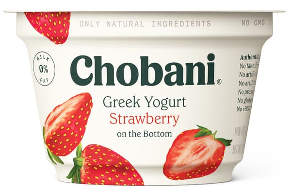 Chobani Strawberry On The Bottom Non-Fat Greek Yogurt 150G