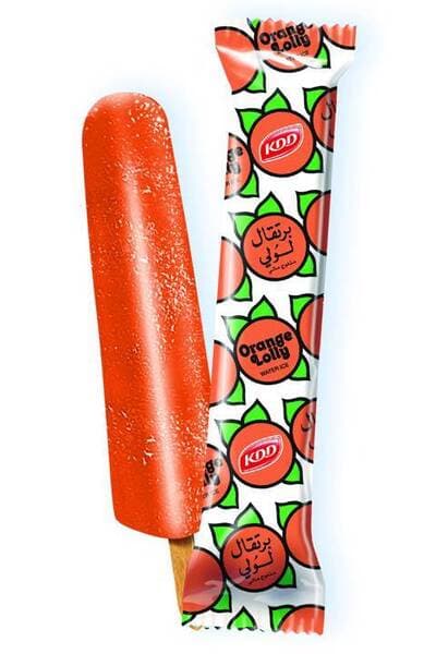 Kdd Ice Cream Lolly Orange Stick 62.5 ml