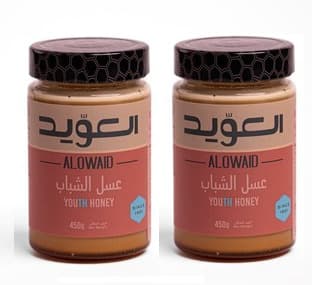 Al Owaid Youth Honey Enriched With Ginseng & Royal Jelly 2X450G