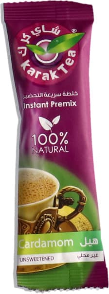 Karak Tea Unsweetened Cardamom Instant Tea Premix 14G