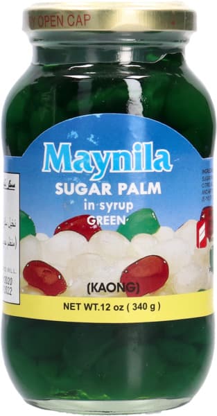 Maynila Kaong Green Sugar Palm In Syrup 340G