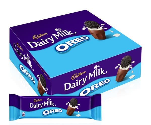 Cadbury Dairy Milk Oreo Chocolate Bar 12X35G