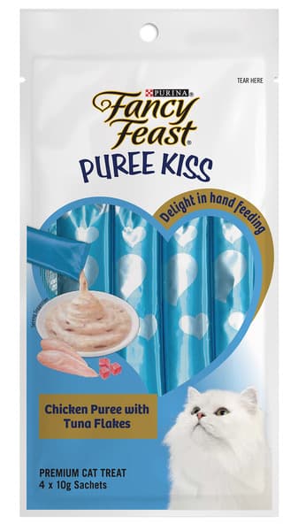 Puree Kiss Chicken Puree With Tuna Flakes Cat Treat