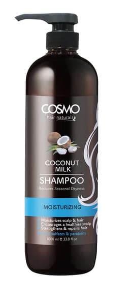 Cosmo Hair Naturals Coconut Milk Moisturizing Shampoo 1000Ml
