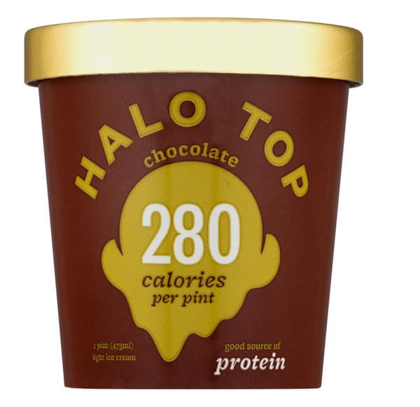 Halo Top Chocolate Light Ice Cream 473Ml