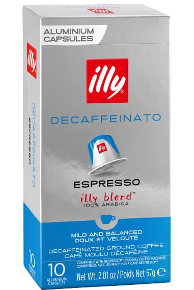 Illy Decaffeinato Espresso Blend Instant Coffee 10X57G