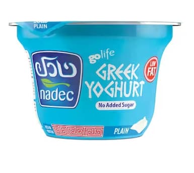 Nadec Go Life Low Fat Plain Greek Yoghurt 160g