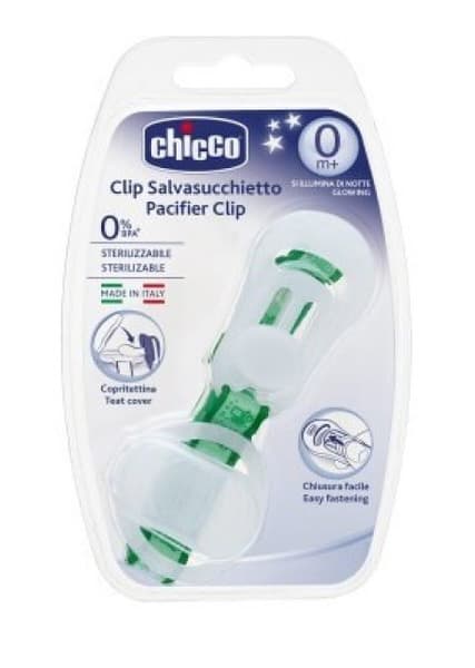 Chicco Pacifier Clip With Teat Cover (0+ Months)