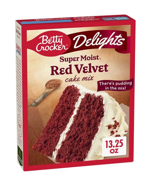 Betty Crocker Delights Super Moist Red Velvet Cake Mix 432G