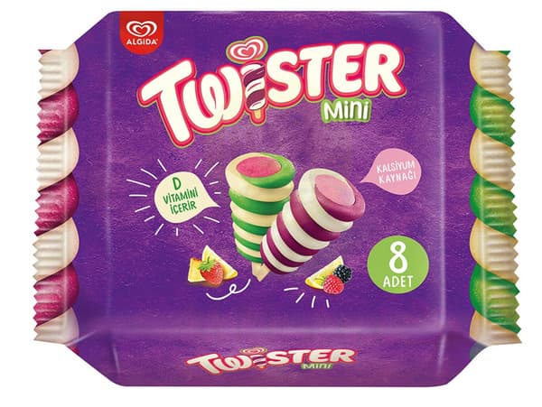 Wall's Mini Island Forest Fruits Ice Cream 8Pcs 400Ml