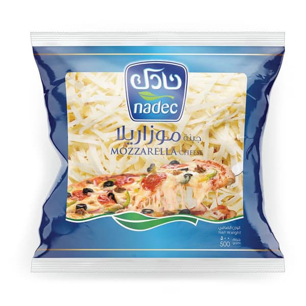 Nadec Mozzarella Shredded Cheese 500G