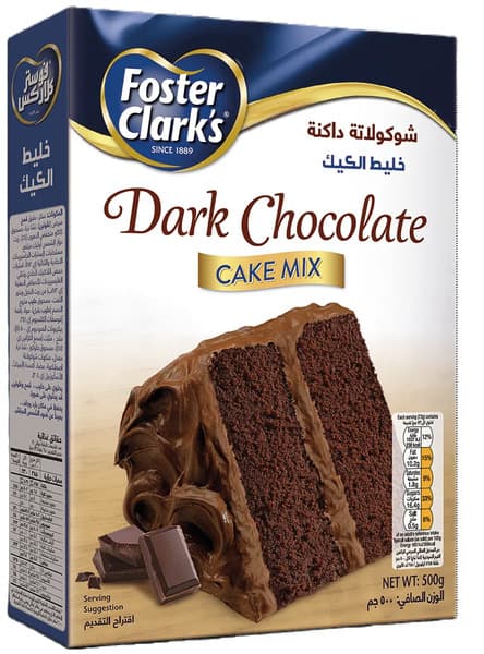 Foster Clark's Cake Mix Dark Chocolate 500g