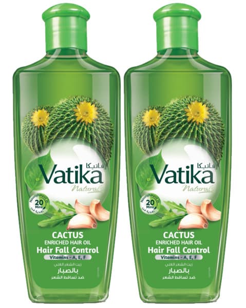 Dabur Vatika Cactus Enriched Hair Oil 2X200Ml
