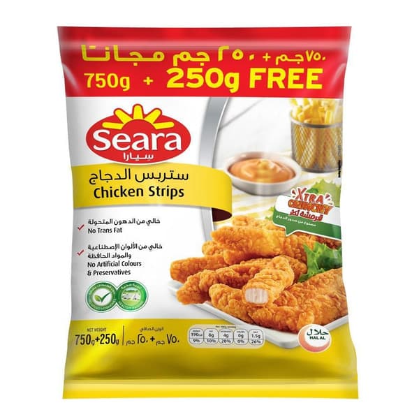 Seara Chicken Strips 750G + 250G