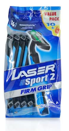 Laser Sport 2 Razor with Long Handle 10+6's