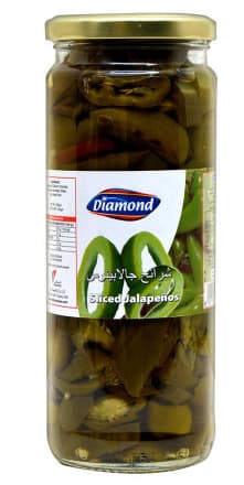Diamond Sliced Jalapeno 125G