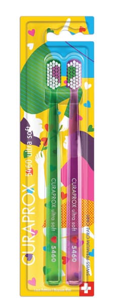 Curaprox Love Edition Ultra Soft Toothbrush 2Pcs