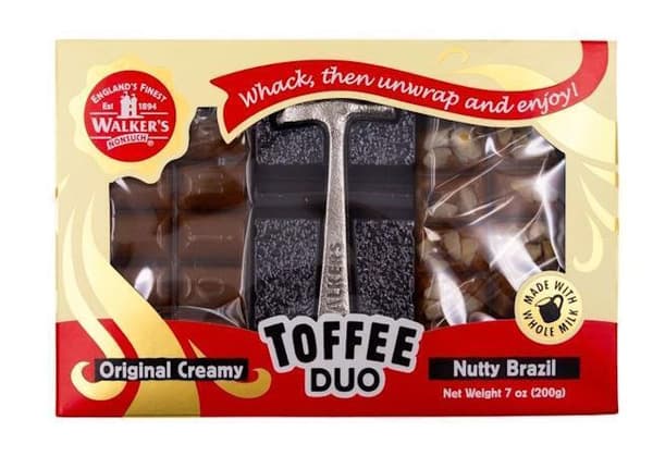Walker's Nonsuch Toffee Twin Chocolate 200G