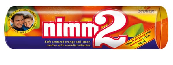 Storck Nimm2 Orange & Lemon Flavoured Hard Candy 50G