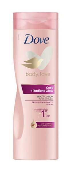 Dove Body Lotion Care+Radiant Glow 400Ml