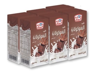 Kdcow Long Life Chocolate Milk 6X135Ml