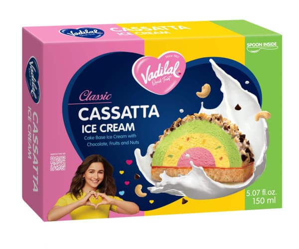 Vadilal Classic Casata Cake Ice Cream With Chocolate, Fruits & Nuts 150Ml