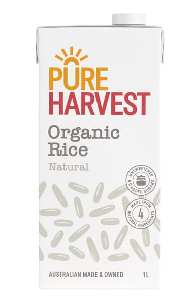 Pure harvest Organic Natural Rice 1L