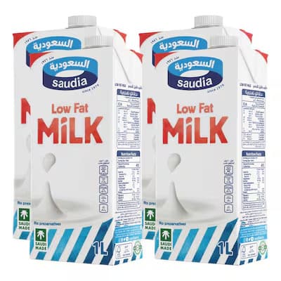 Saudia Low Fat Milk 1L