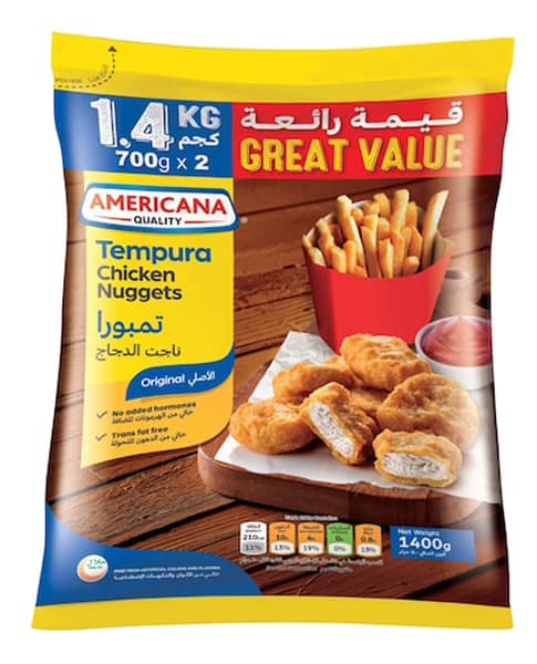 Americana Tempura Chicken Nuggets 1.4KG
