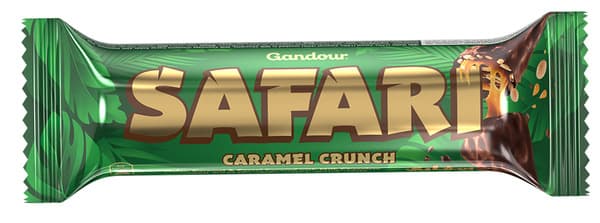 Gandour Safari Wafer Caramel Chocolate 22G