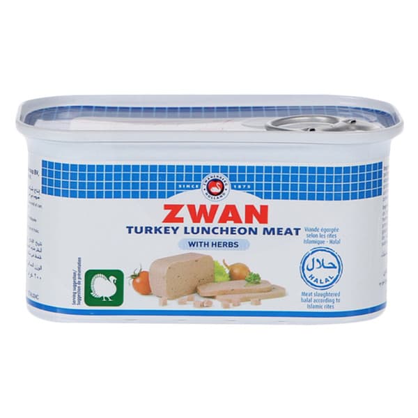 Zwan Turkey Luncheon Meat With Herbs 200G