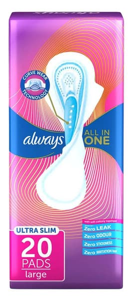 Always All In One Ultra Slim Pads 20 Pads